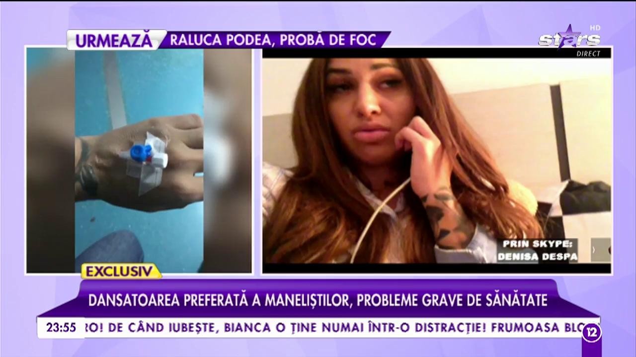 Denisa Despa, probleme grave de sănătate: "Fac injecţii cu morfină"