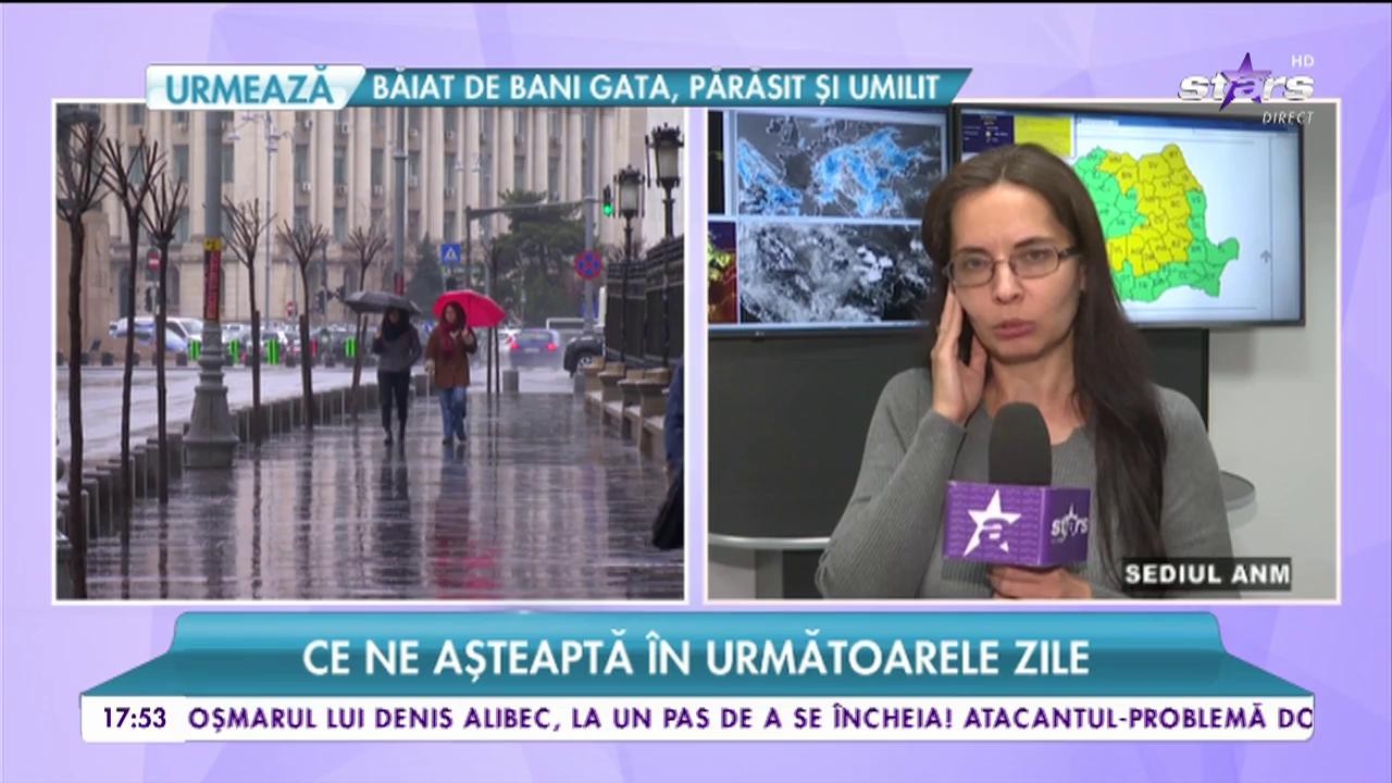 ANM a emis un nou cod galben de furtuni. Ce ne așteaptă &icirc;n zilele următoare