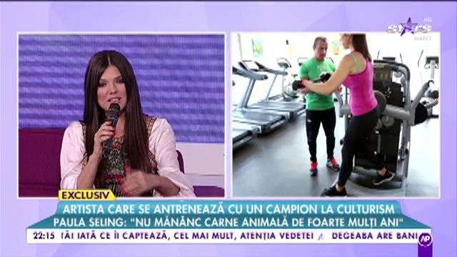 Paula Seling se antrenează cu un campion la culturism. Ce exerciții i-au topit kilogramele în plus