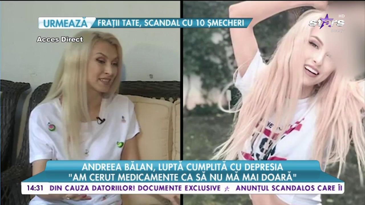 Andreea Bălan, luptă cu depresia: &bdquo;După ce am născut s-a accentuat și mai mult&rdquo;