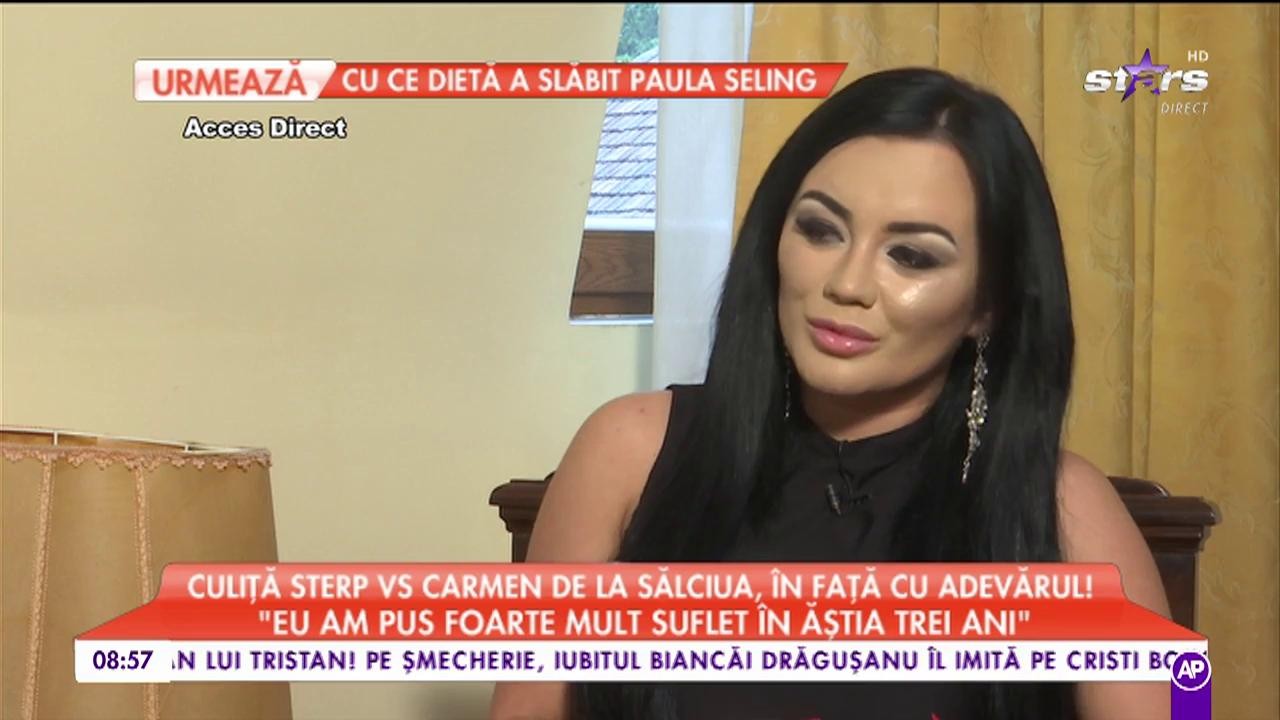 Culiţă Sterp vs. Carmen de la Sălciua, faţă &icirc;n faţă cu adevărul