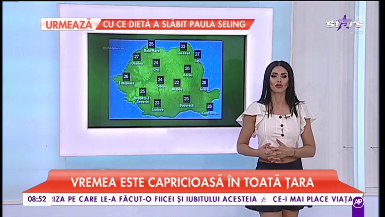 Vremea este capricioasă &icirc;n toată țara. Maxima zilei va ajunge p&acirc;nă la 27&deg;C