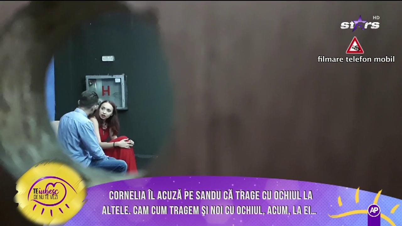 Cornelia îl acuză pe Sandu că trage cu ochiul la altele