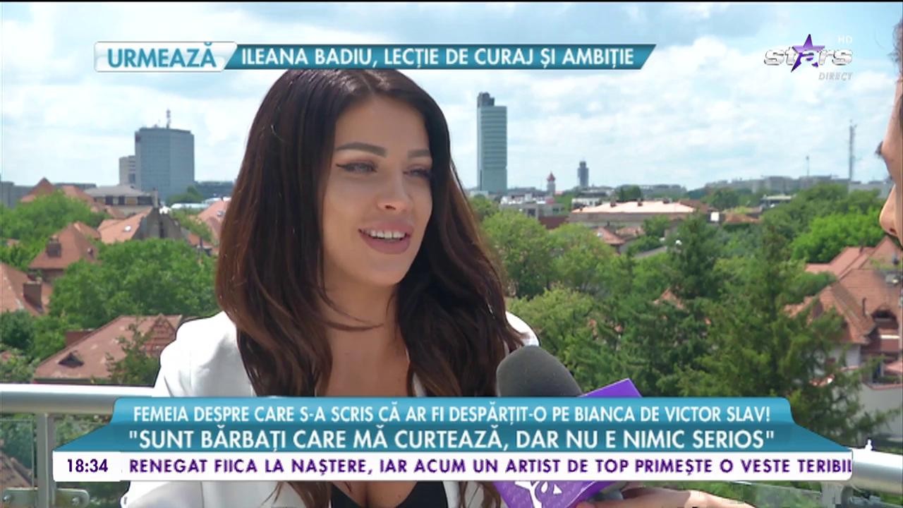 Cele mai așteptate declarații. Femeia despre care s-a scris că ar fi despărțit-o pe Bianca de Victor Slav