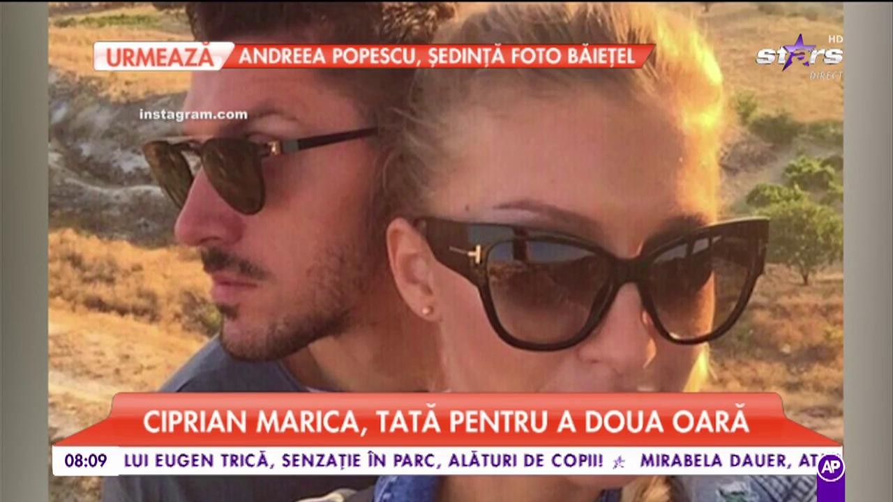 Ciprian Marica, tată pentru a doua oară