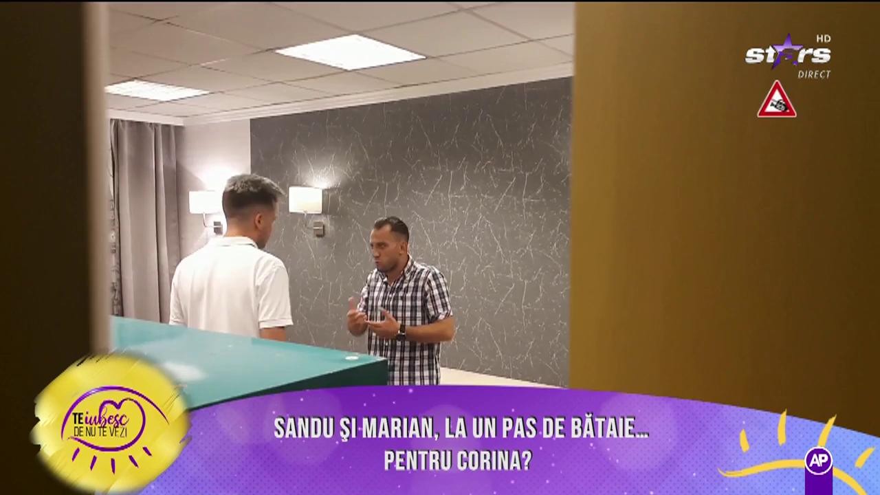 Război total! Sandu și Marian, la un pas de bătaie pentru Corina?