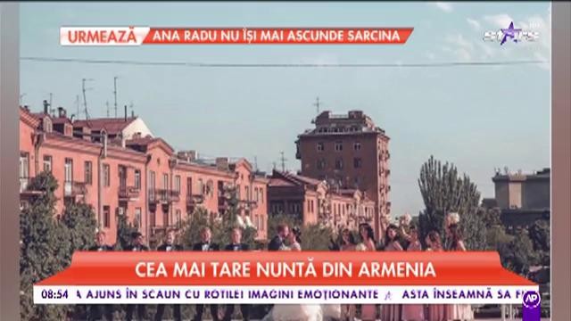 Cea mai tare nuntă din Armenia. Mireasa a purtat o rochie impresionantă