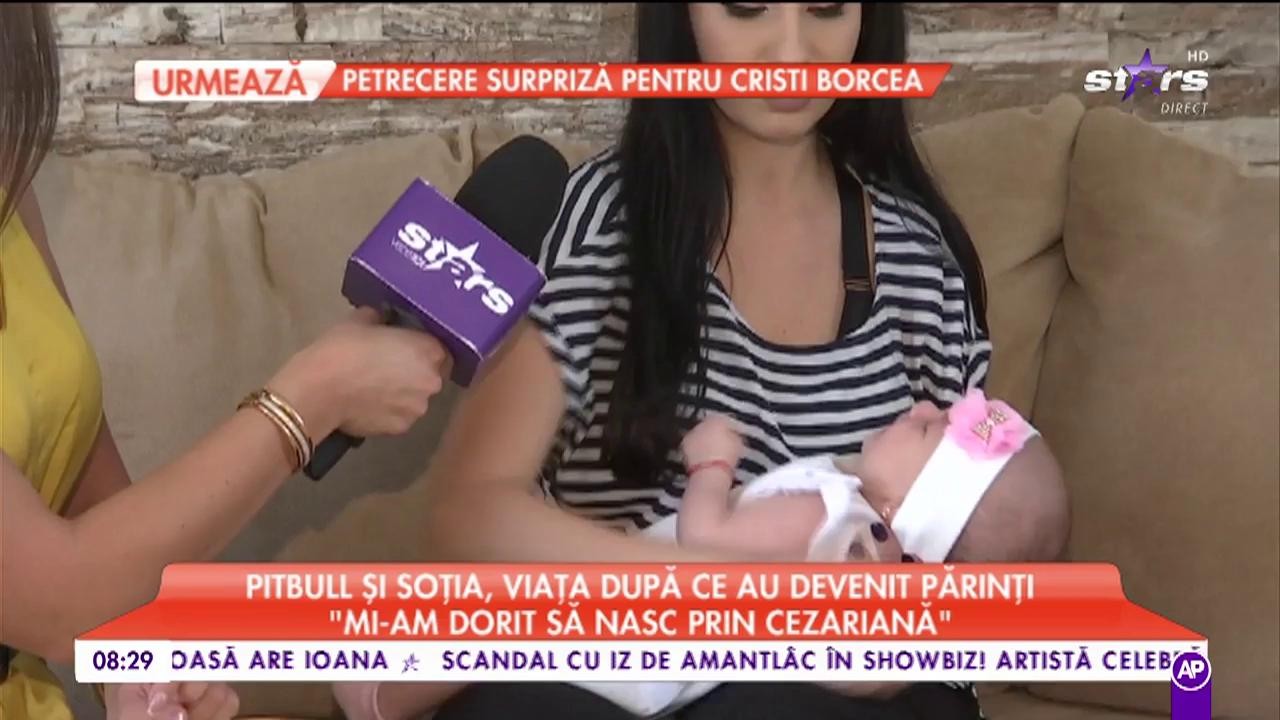 Pitbull și soția, viața după ce au devenit părinți