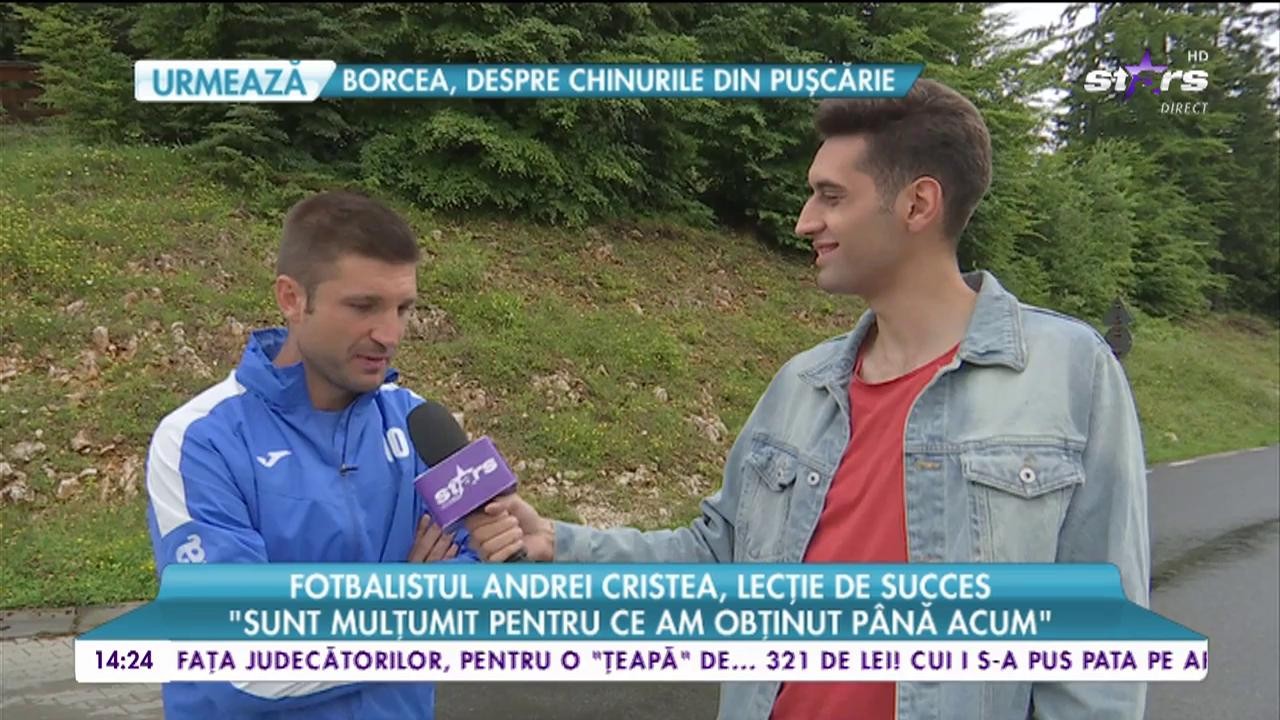 Fotbalistul Andrei Cristea, lecție de succes: &bdquo;Am pus cariera pe primul loc&rdquo;