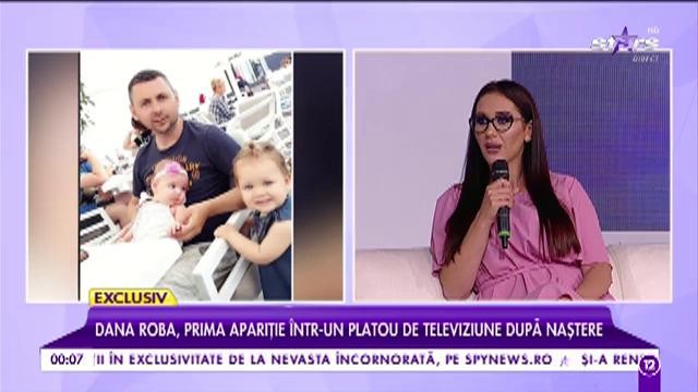 Dana Roba, prima apariție &icirc;ntr-un platou de televiziune după naștere. Cum arată vedeta, deși a născut a doua oară