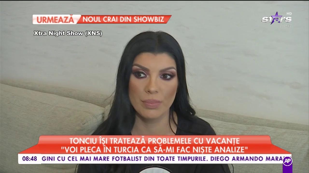 Andreea Tonciu &icirc;și tratează problemele la mare