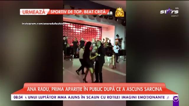 Ana Radu, prima apariție &icirc;n public după ce a ascuns sarcina