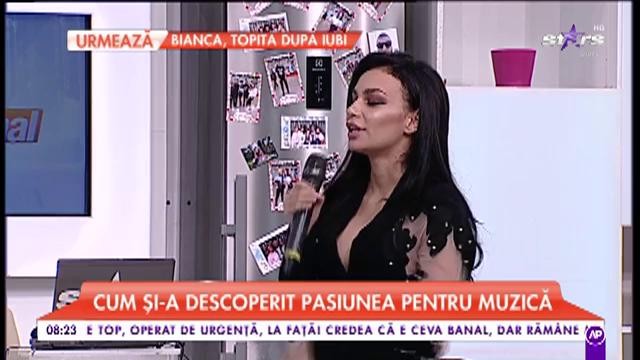 Andreea Olaru cântă, la "Star Matinal", melodia "Demonul meu"