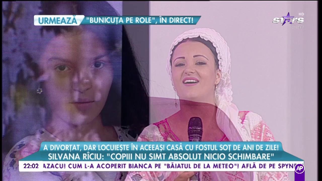 Silvana Rîciu cântă la ”Răi da buni”