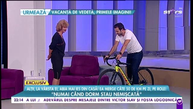 Bunicuța pe role, prima dată în platoul ”Răi da buni”: ”La început îmi spuneau nebuna pe role”