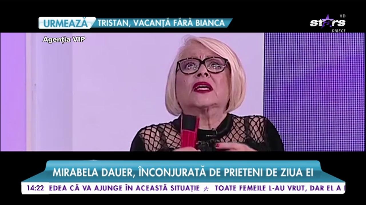 Mirabela Dauer, &icirc;nconjurată de prieteni de ziua ei