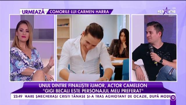 George Tănase, unul dintre finaliștii iUmor, face show &icirc;n platoul Agenția VIP
