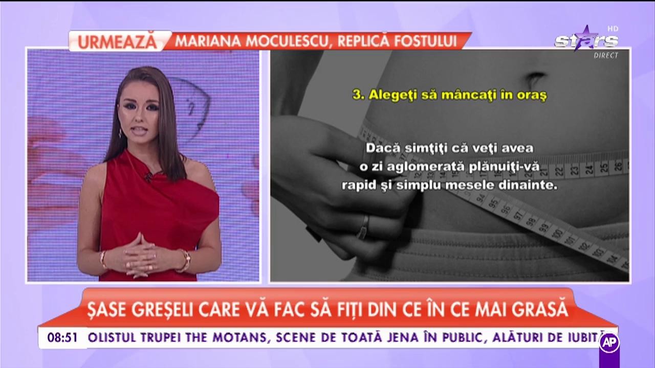 Șase greșeli care vă fac să fiți din ce &icirc;n ce mai grasă