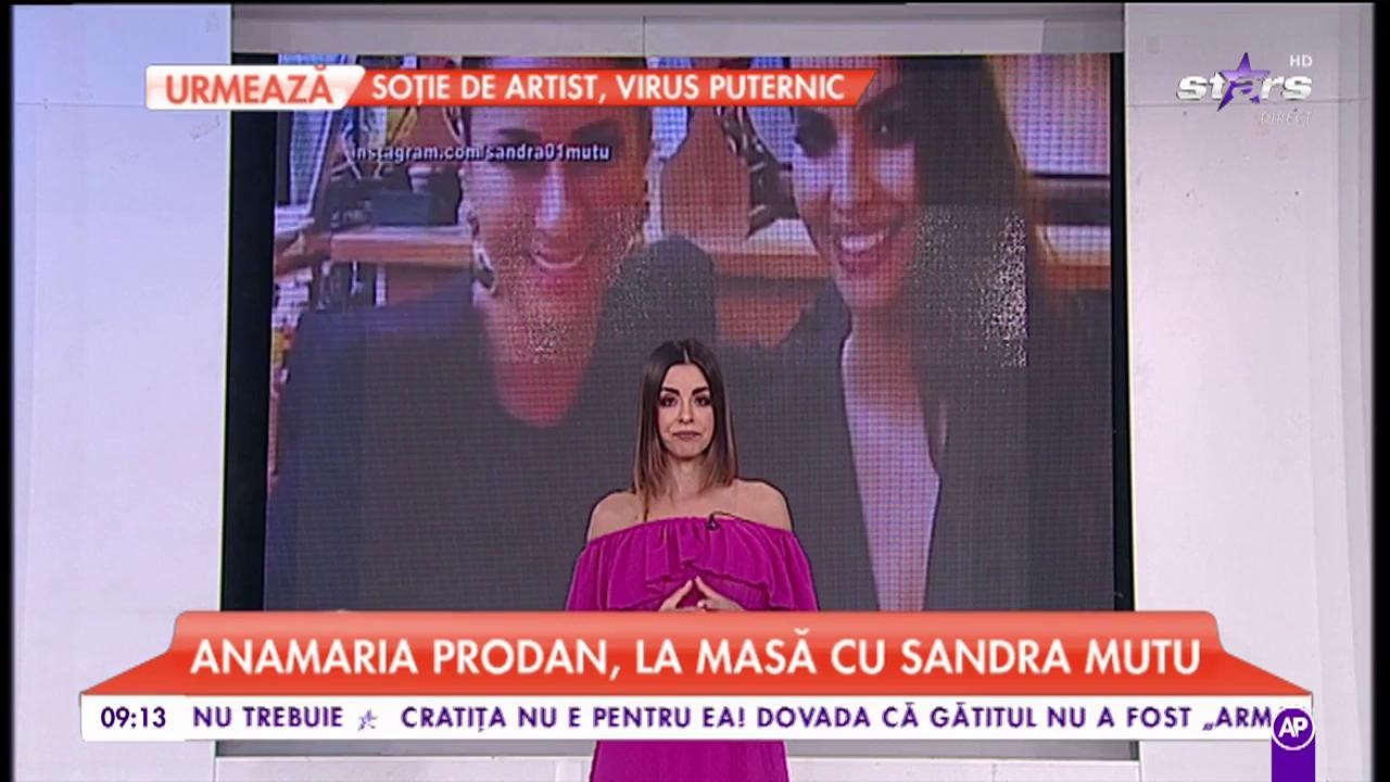 Anamaria Prodan, la masă cu Sandra Mutu