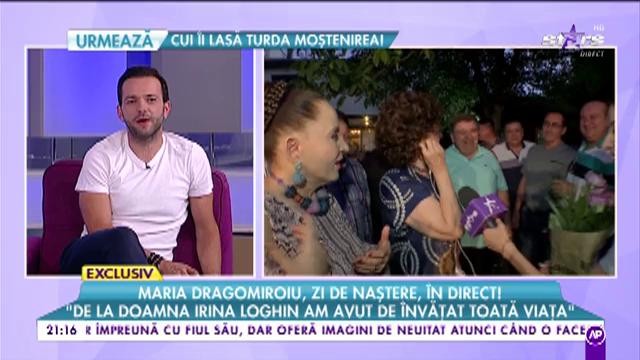 Maria Dragomiroiu, zi de naștere, în direct!