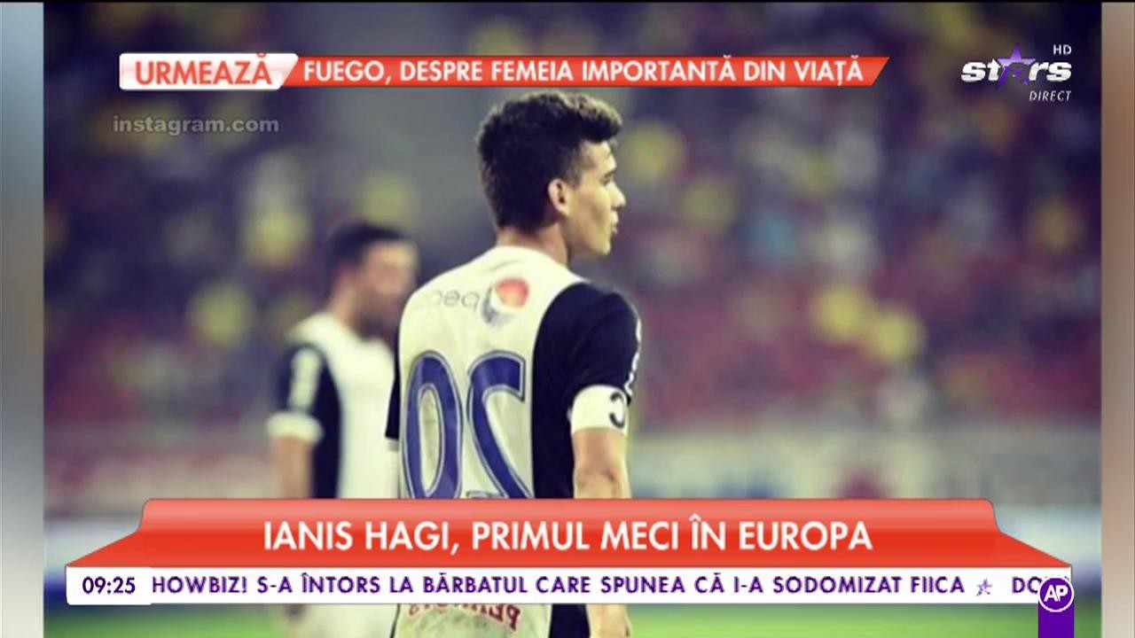 Ianis Hagi, primul meci &icirc;n Europa