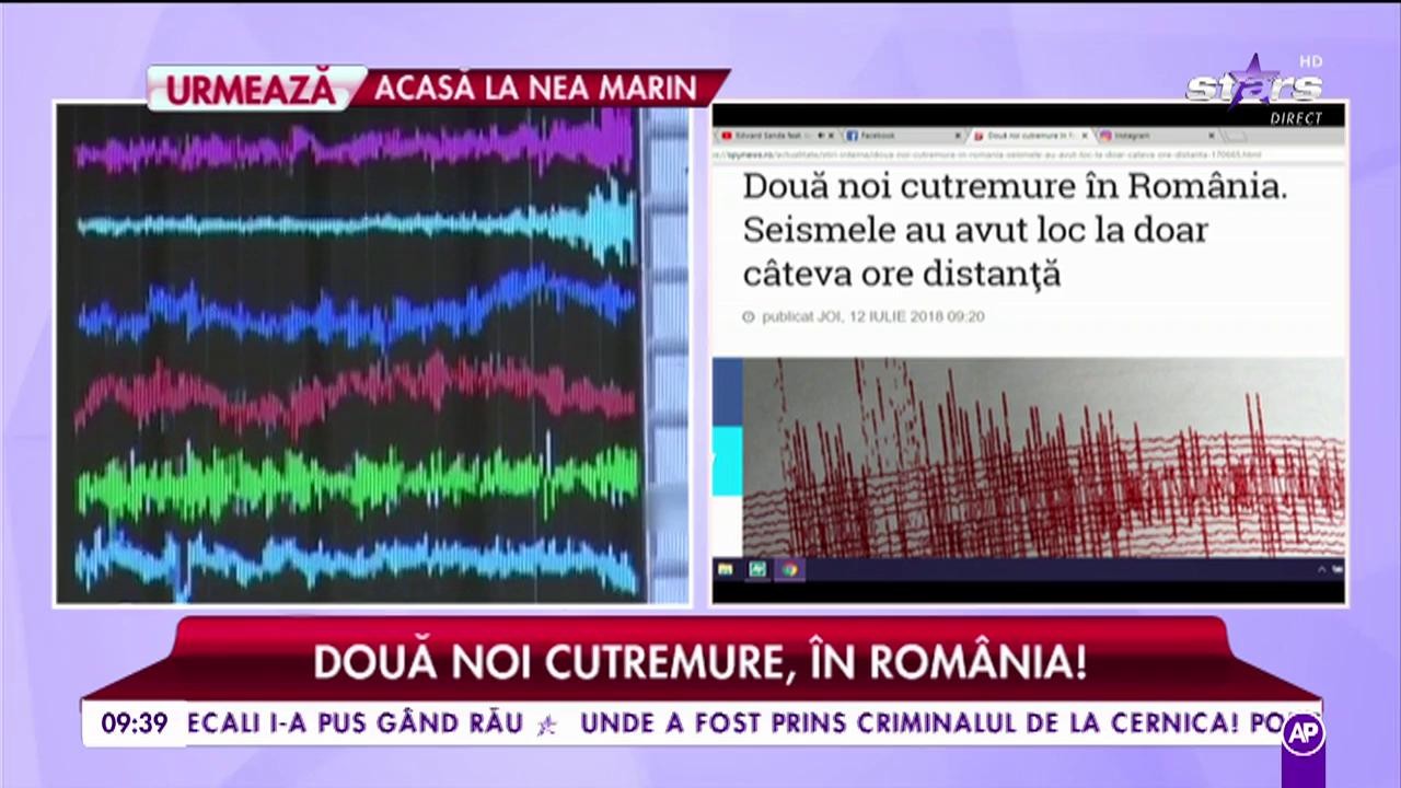Două noi cutremure &icirc;n Rom&acirc;nia