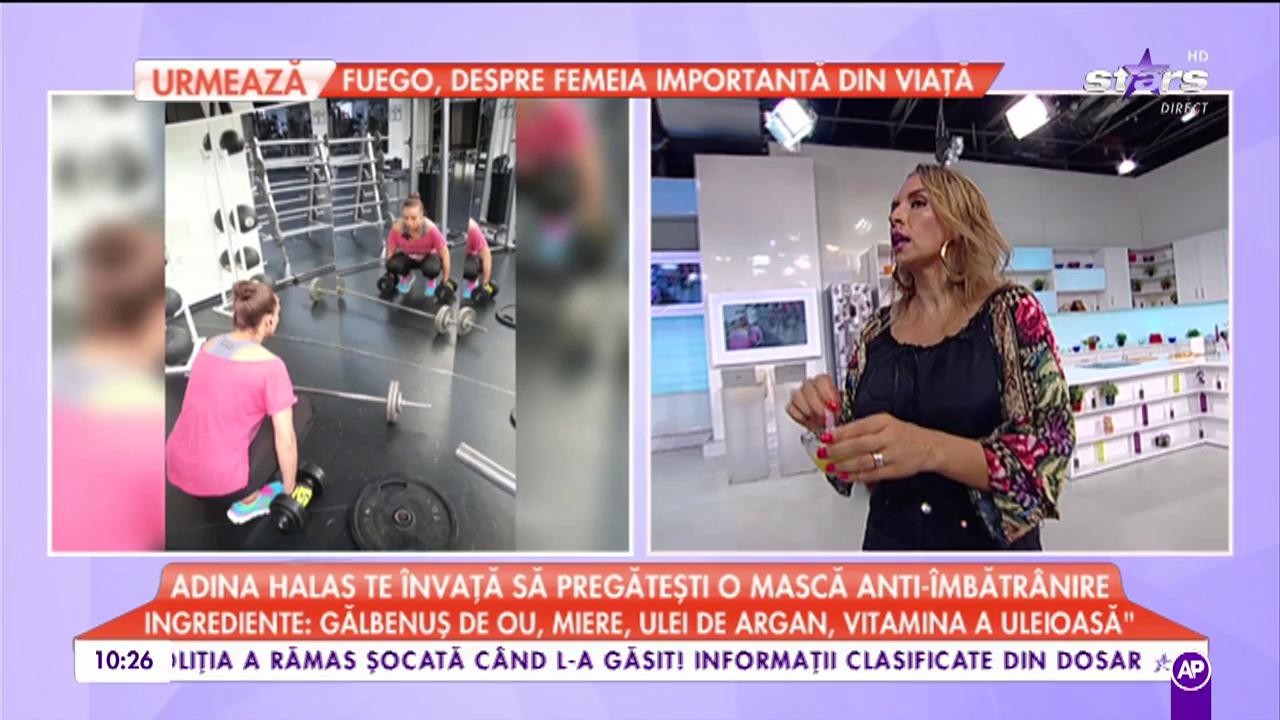 Adina Halas te &icirc;nvață să pregătești o mască anti-imbătr&acirc;nire