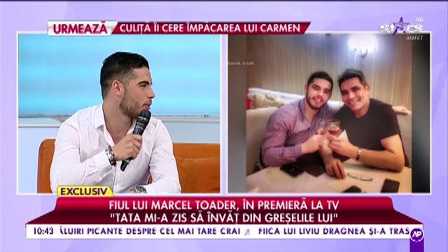 Fiul lui Marcel Toader, &icirc;n premieră la TV