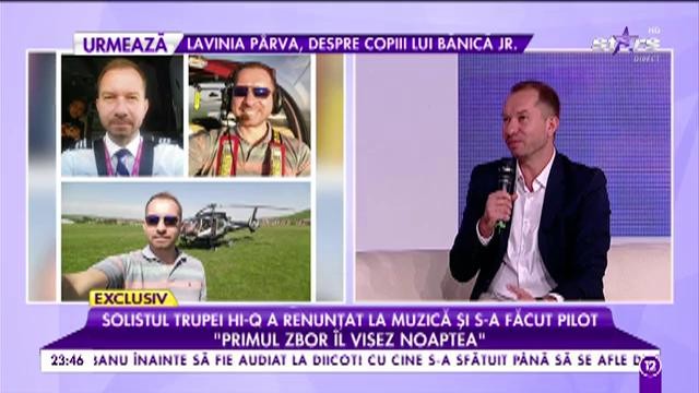 Solistul Trupei HI-Q a renunțat la muzică și s-a făcut pilot: &bdquo;Sunt pasionat de aviație dintotdeauna&rdquo;