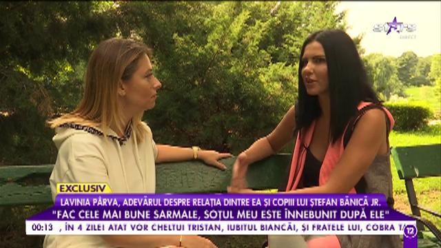 Lavinia P&acirc;rva, adevărul despre relația dintre ea și copiii lui Ștefan Bănică Jr.