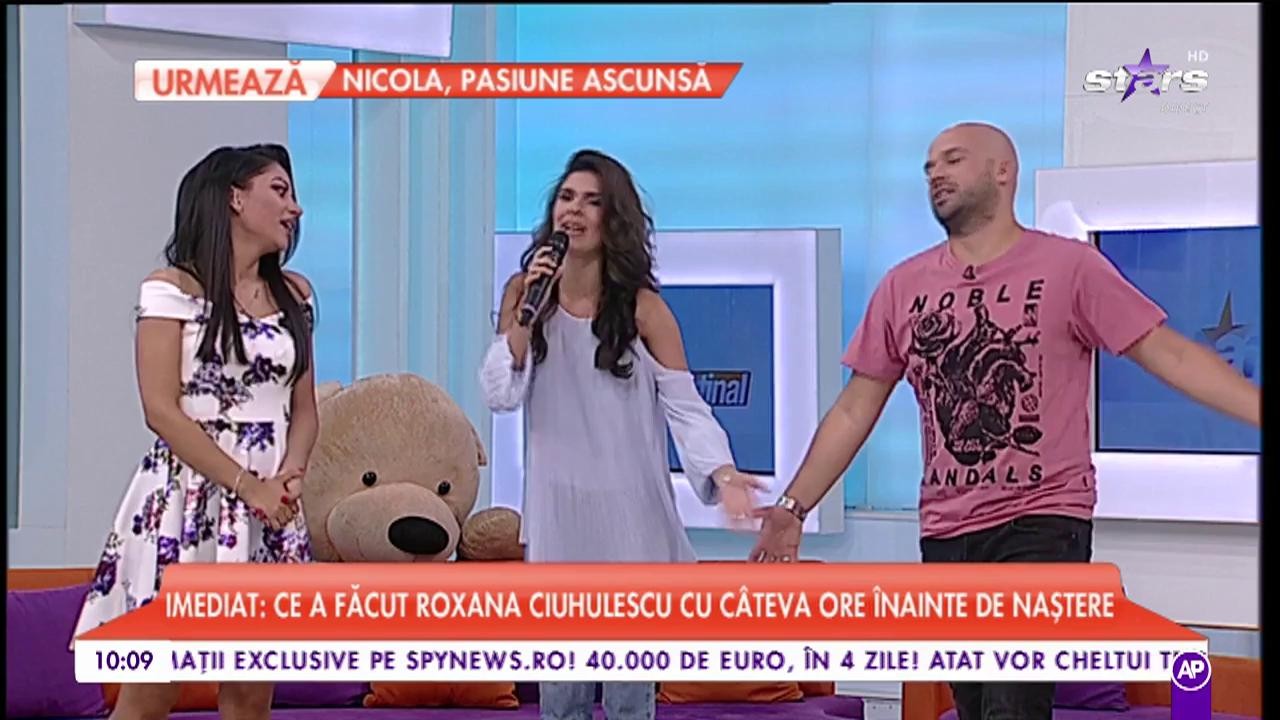 Teodora Dinu c&acirc;ntă, live, melodia "Derniere Danse"