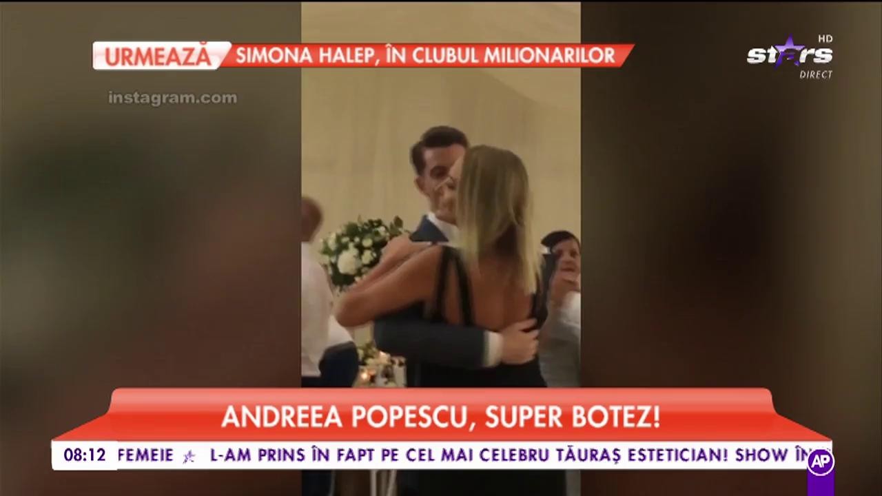 Andreea Popescu, botez &icirc;ntr-un mod inedit!