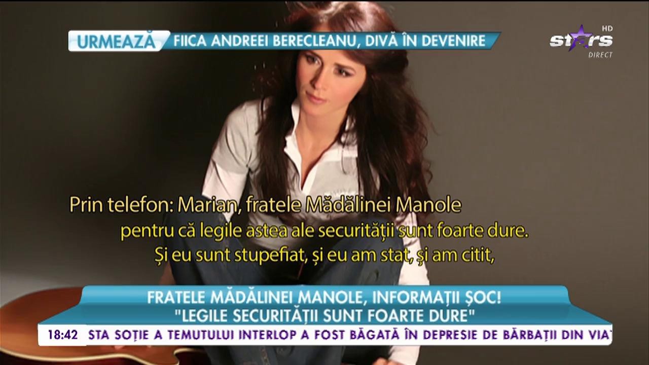 Fratele Mădălinei Manole, informații șoc despre moartea artistei: "Legile securității sunt foarte dure"
