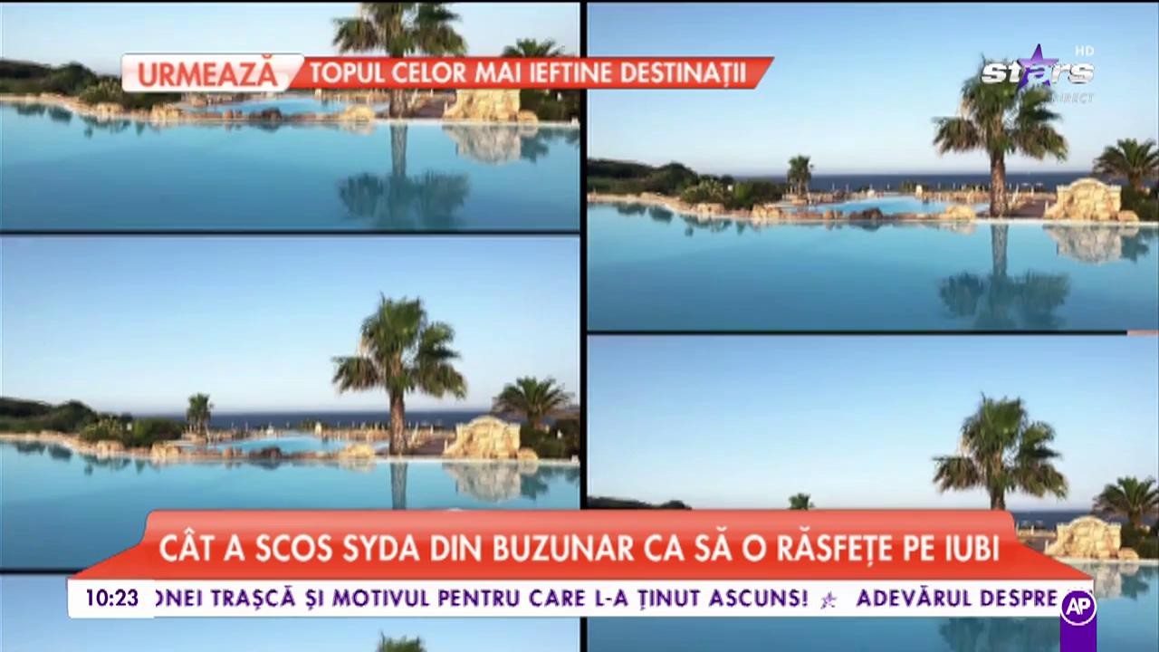 Syda și-a lăsat copii cu părinții săi la mare pentru a petrece vacanța alături de iubita lui