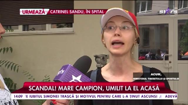 Marian Dragulescu, protest la Ministerul Tineretului si Sportului