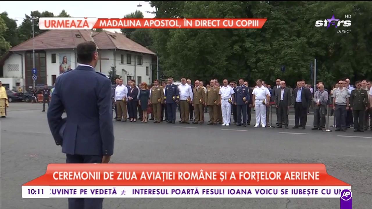 Ceremonii de Ziua Aviației Rom&acirc;ne și a Forțelor Aeriene