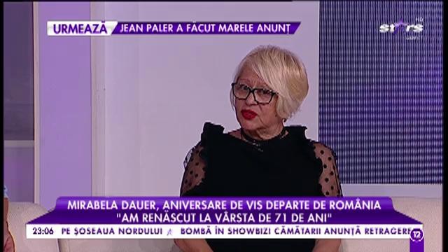 Mirabela Dauer, aniversare de vis departe de Rom&acirc;nia: "Am renăscut la v&acirc;rsta de 71 de ani"