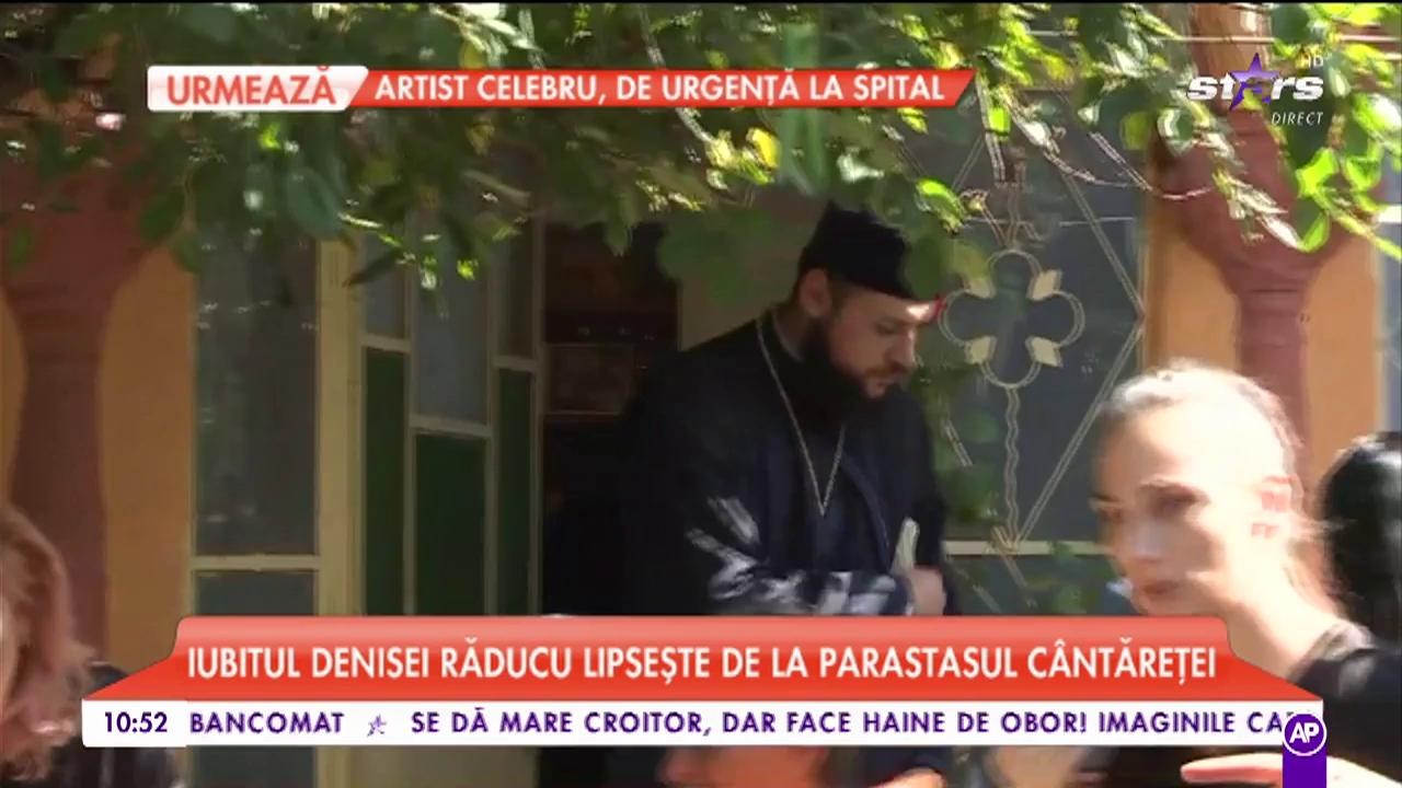 Iubitul Denisei Răducu lipsește de la parastasul artistei
