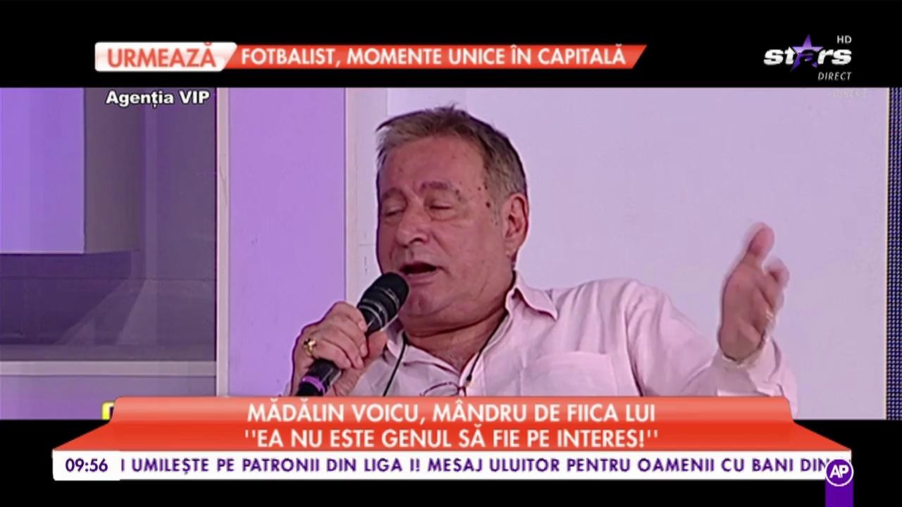Mădălin Voicu, m&acirc;ndru de fiica lui: "Fata mea nu are nevoie de un băiat de bani gata"