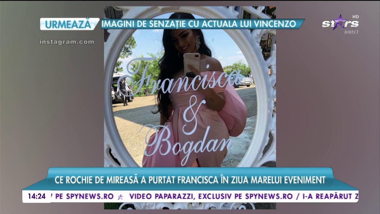 Francisca, "Kim Kardashian de Rom&acirc;nia", primele imagini de la nuntă