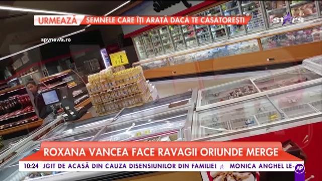 Roxana Vancea face ravagii oriunde merge! Vedetei &icirc;i place să se joace cu imaginația bărbaților