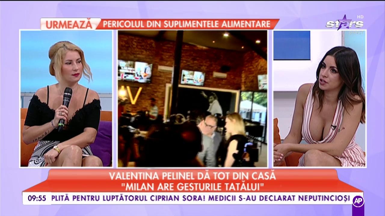 Valentina Pelinel dă tot din casă! &bdquo;Milan are gesturile tatălui&rdquo;