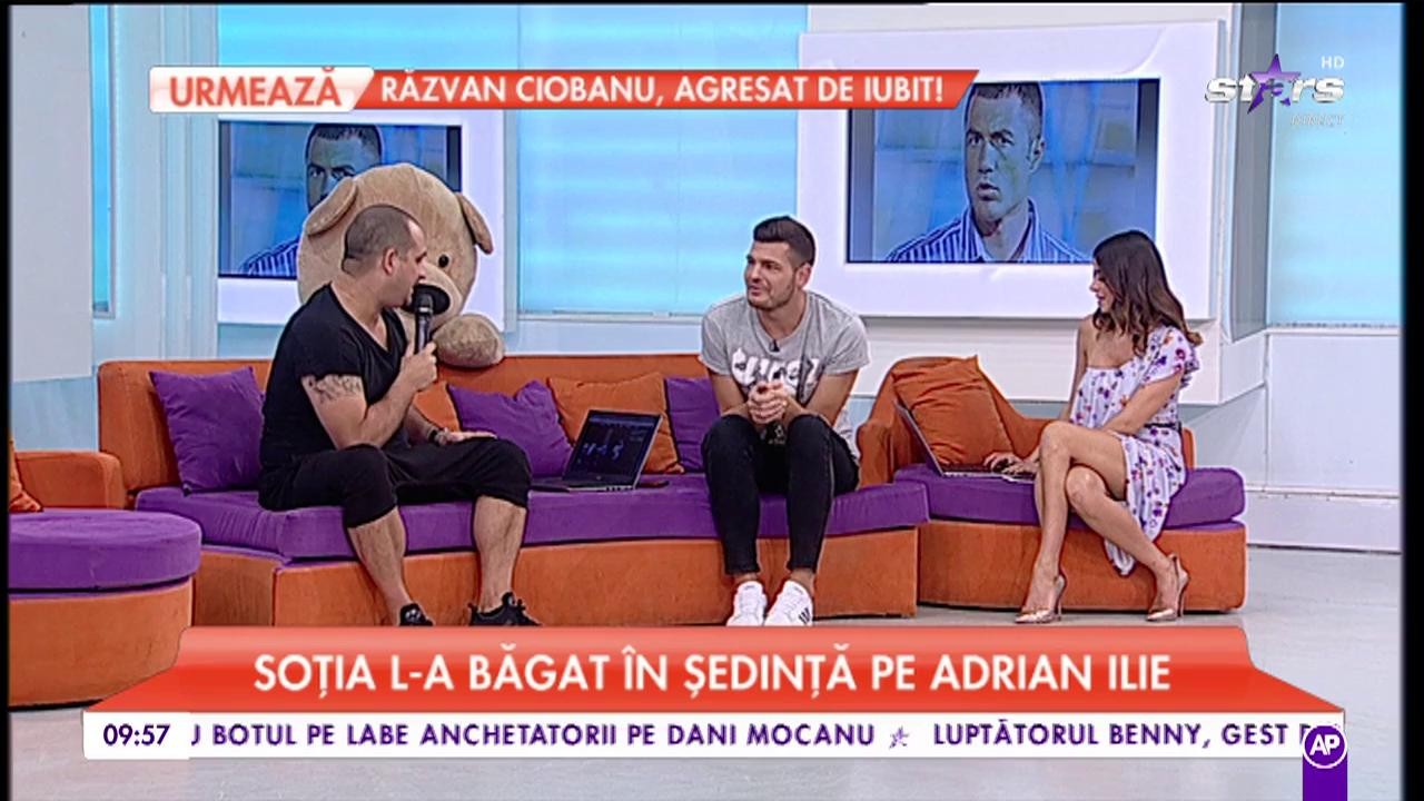 Soția l-a băgat &icirc;n ședință pe Adrian Ilie