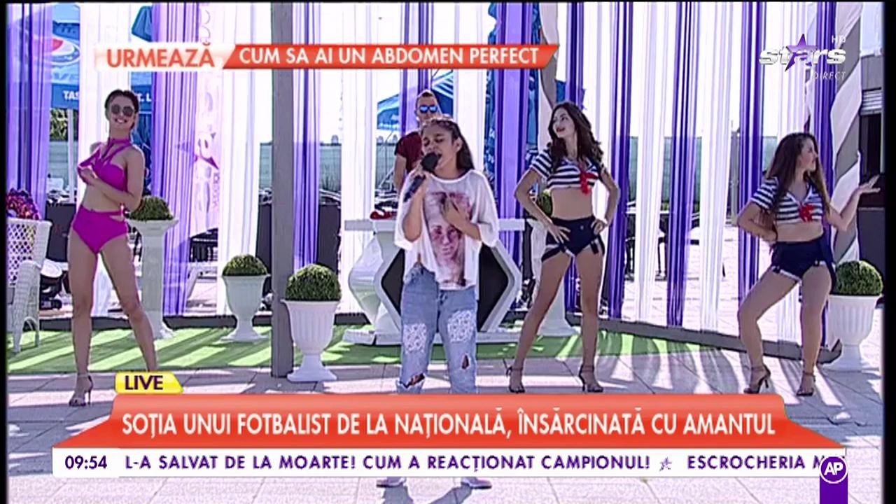 Maria c&acirc;ntă live la Star Matinal