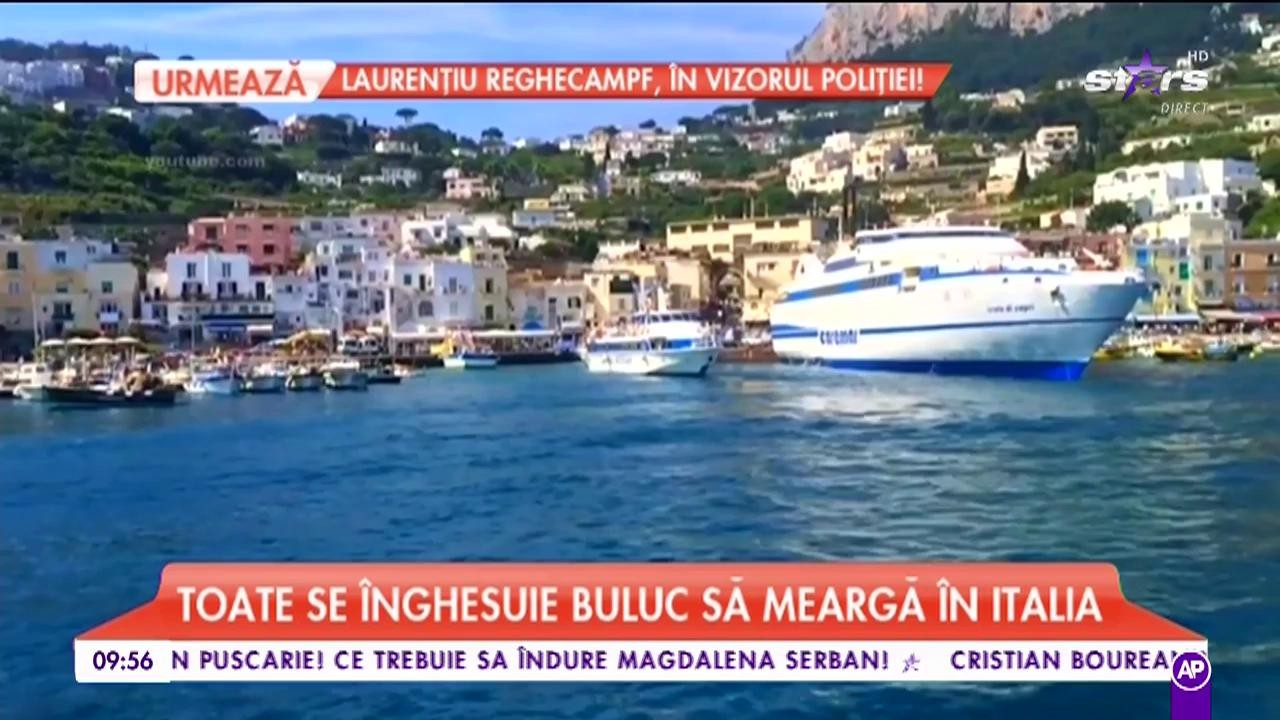 Vacanțele &icirc;n Capri, noua fiță &icirc;n r&acirc;ndul vedetelor. Toate se &icirc;nghesuie buluc să meargă &icirc;n Italia