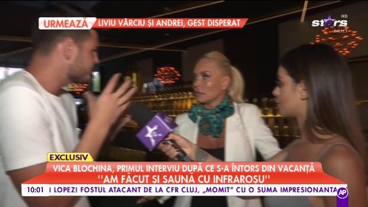 Vica Blochina, primul interviu după ce s-a &icirc;ntors din vacanță: &rdquo;Am făcut saună cu infraroșu&rdquo;