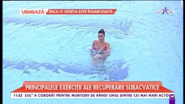 Demonstrație de recuperare medicală &icirc;n apă: &rdquo;Mișcările de &icirc;not ajută musculatura&rdquo;