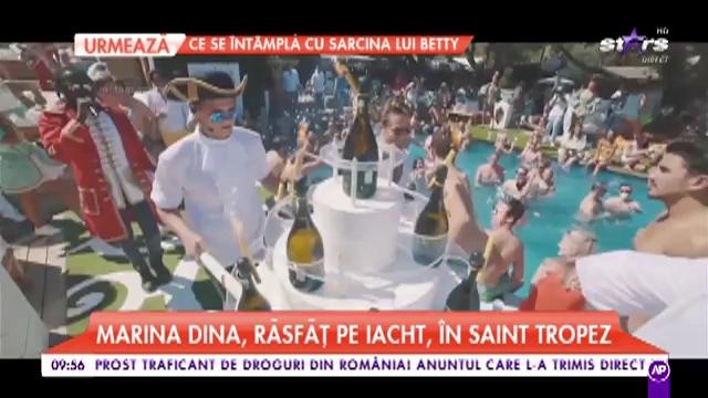 Primele imagini din vacanța Marinei Dina! Răsfăț pe iacht, &icirc;n Saint Tropez!