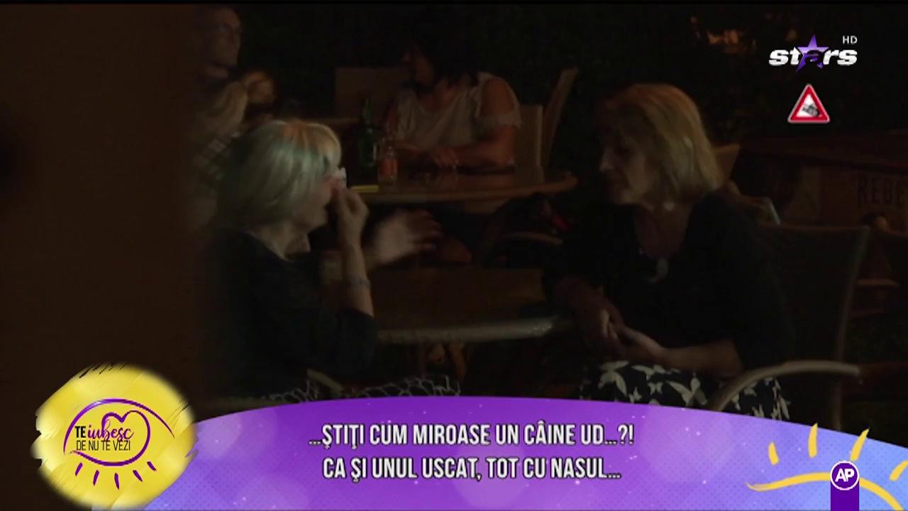 Gabriela și Anica, discuție, în privat, despre persoanele cerate cu apa și săpunul din emisiune