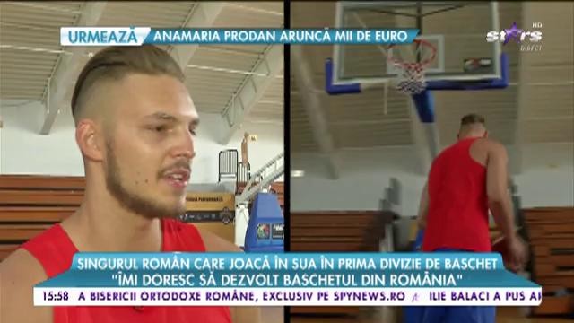 Caius Covrig este singurul rom&acirc;n care joacă &icirc;n Statele Unite, &icirc;n prima divizie de baschet